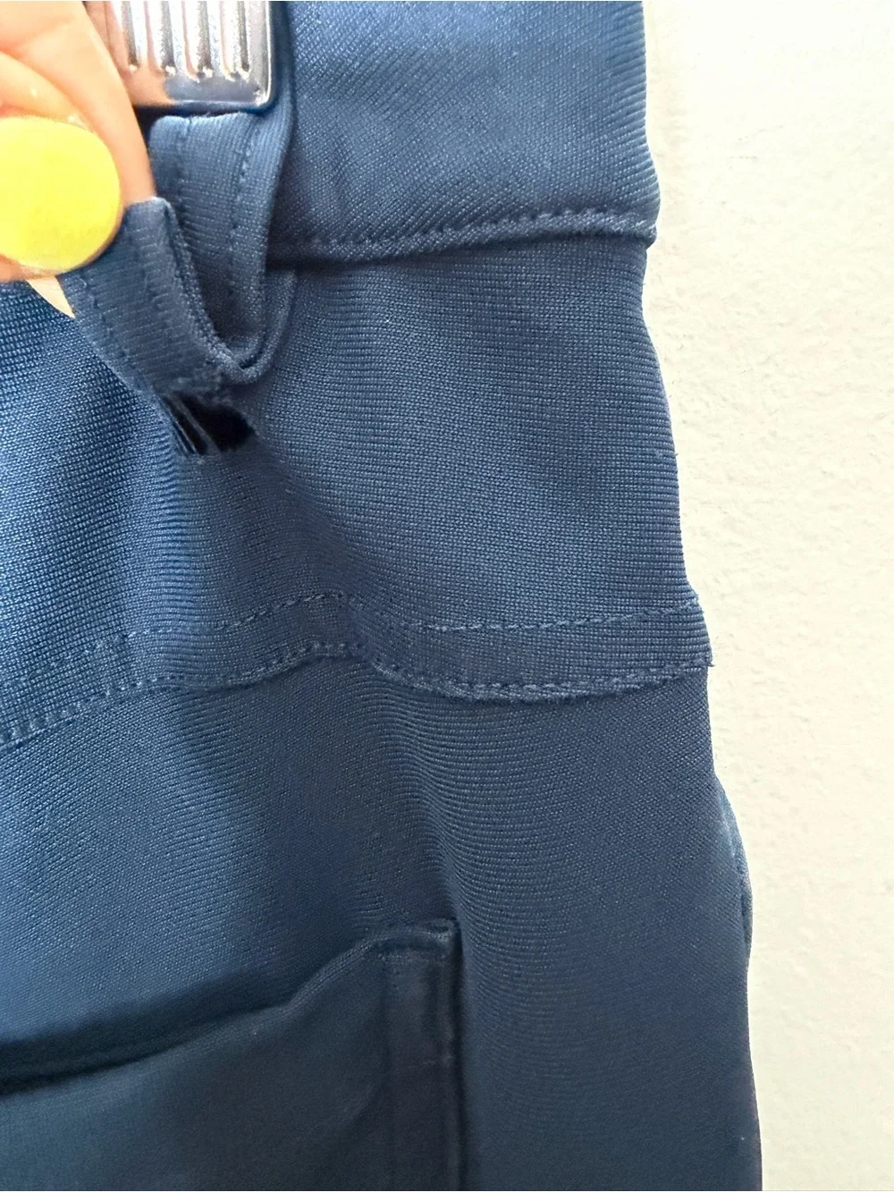 Lululemon Men's ABC Pants Navy Blue Slim Fit Warpstreme Size 31x30 *681